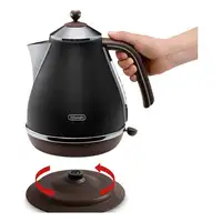 De’Longhi KBOV 2001.BK tetera eléctrica 1,7 L 2000 W Negro, Marrón