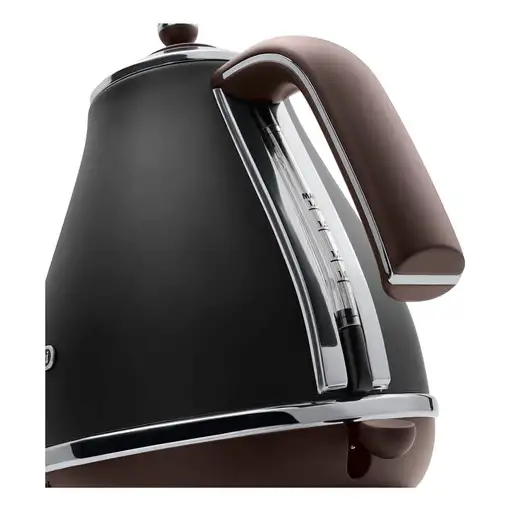 De’Longhi KBOV 2001.BK tetera eléctrica 1,7 L 2000 W Negro, Marrón