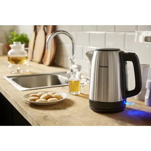 Philips Daily Collection Tapa de hervidora de metal con resorte e indicador lumino