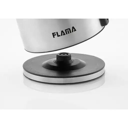 Flama 736FL tetera eléctrica 1,7 L 2200 W Negro, Acero inoxidable