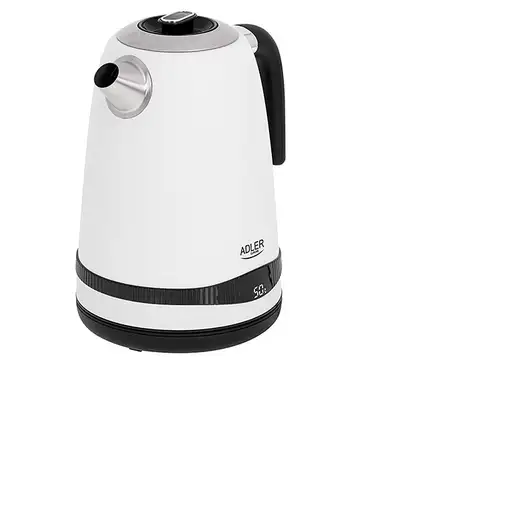 Adler AD 1295w tetera eléctrica 1,7 L 2200 W Negro, Blanco