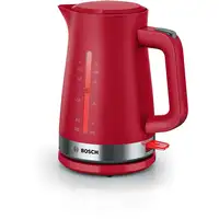 Bosch TWK4M224 tetera eléctrica 1,7 L 2400 W Rojo