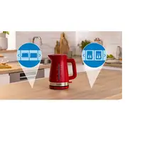 Bosch TWK4M224 tetera eléctrica 1,7 L 2400 W Rojo