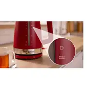 Bosch TWK4M224 tetera eléctrica 1,7 L 2400 W Rojo