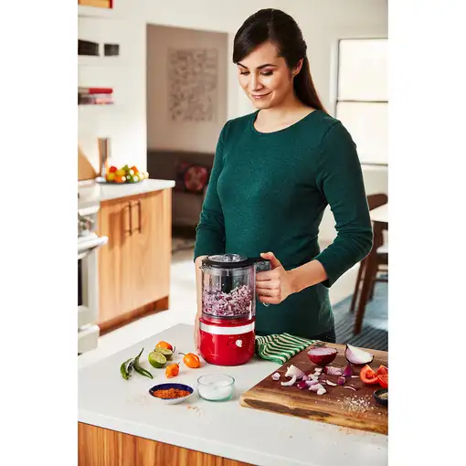 KitchenAid 5KFCB519EER picadora eléctrica de alimentos 1,18 L Rojo