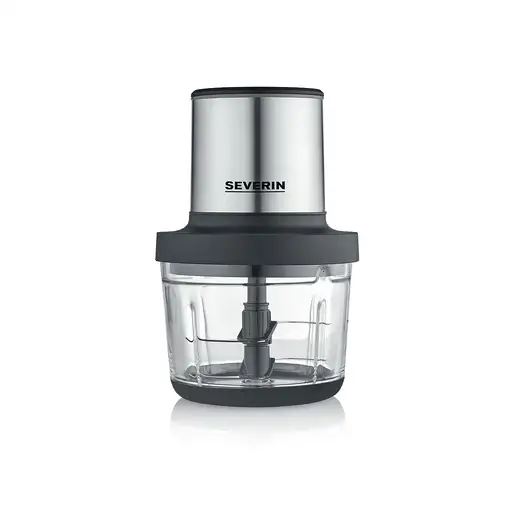 Severin KM3866 picadora eléctrica de alimentos 1 L 200 W Negro, Acero inoxidable