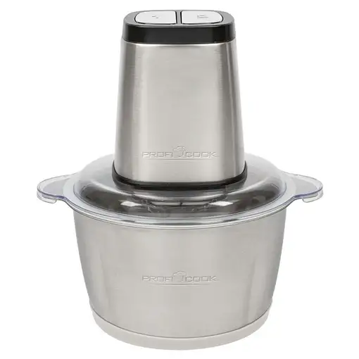 Clatronic PC-MZ 1227 picadora eléctrica de alimentos 1,7 L 500 W Acero inoxidable
