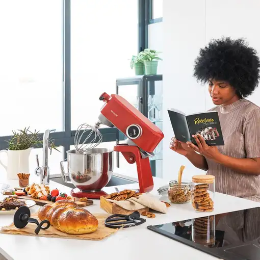 Cecotec 04170 batidora Batidora de varillas 800 W Rojo