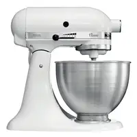 KitchenAid 5K45SSEWH Batidora de varillas 275 W Metálico, Blanco