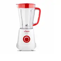 Ufesa BS4707 1,5 L Batidora de vaso 500 W Rojo, Blanco