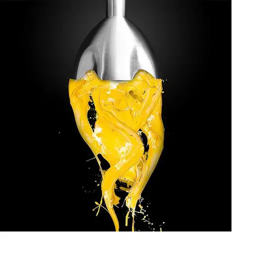 Cecotec PowerGear 1500 XL Cream Batidora de inmersión 1500 W Negro, Acero inoxidab