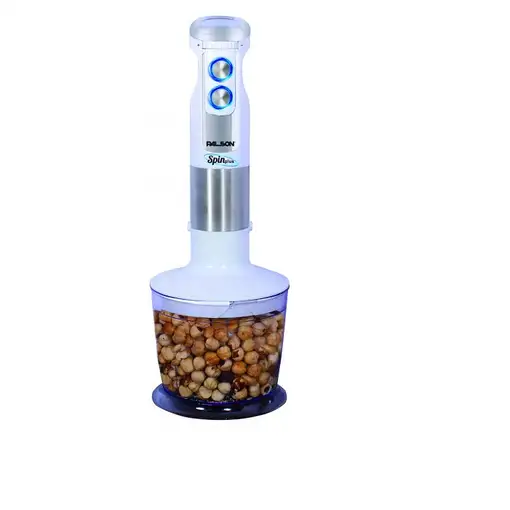 Palson Spin Plus 0,5 L Batidora de inmersión 800 W Acero inoxidable, Blanco