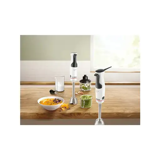 Bosch Serie 4 MSM4W421 licuadora Batidora de inmersión 800 W Negro, Blanco