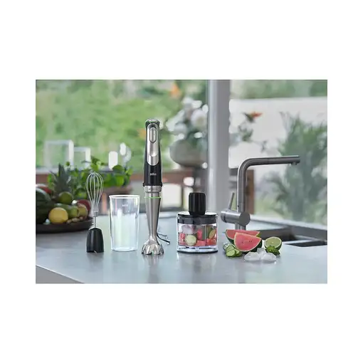 Braun MultiQuick 9 MQ 9135XI 0,6 L Batidora de inmersión 1200 W Negro, Acero inoxi