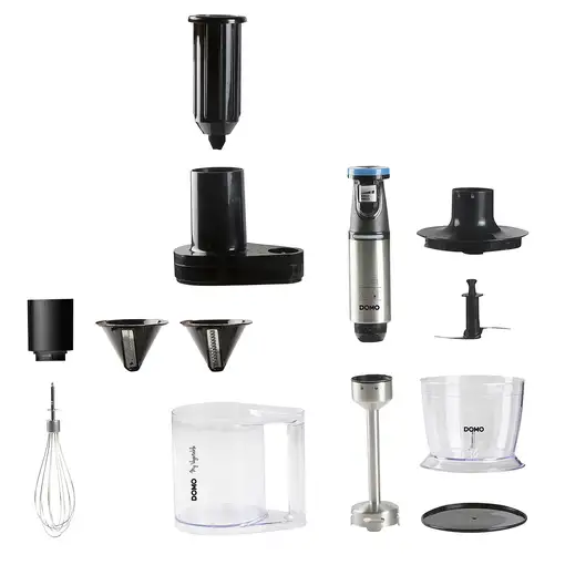 Domo DO9254M Batidora de inmersión 800 W Negro, Acero inoxidable