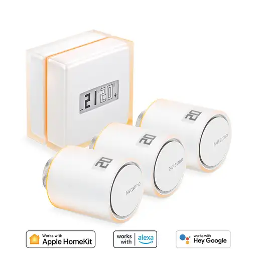 Netatmo NBU-NTH-NAV termoestato RF Transparente, Blanco