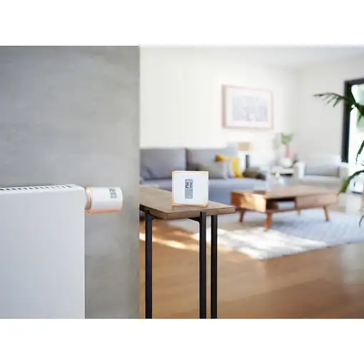 Netatmo NBU-NTH-NAV termoestato RF Transparente, Blanco