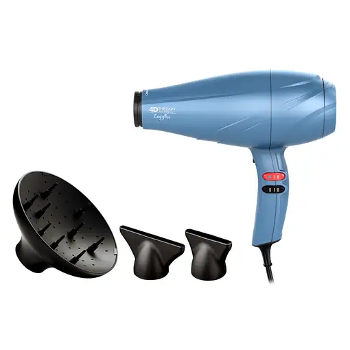 Secador de pelo Leggero Ion 4D Therapy  2400 W Negro, Azul GA.MA