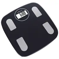 Nevir NVR-3370BBW báscula de baño Rectángulo Negro Báscula personal electrónica