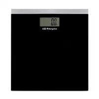 Orbegozo PB 2231 Rectángulo Negro, Plata Báscula personal electrónica