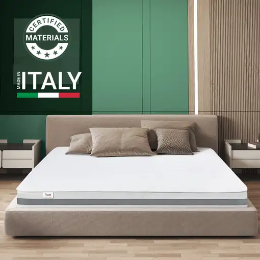The White Stone Colchón Basic Individual 70x150 Memory|H16 cm|M. in Italy