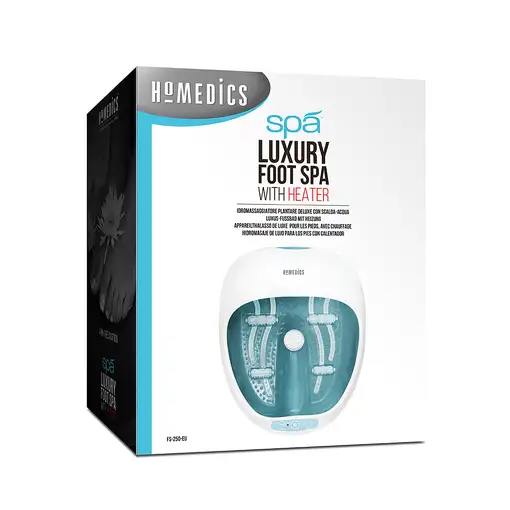HoMedics FS-250-EU bañera de pies Azul, Blanco