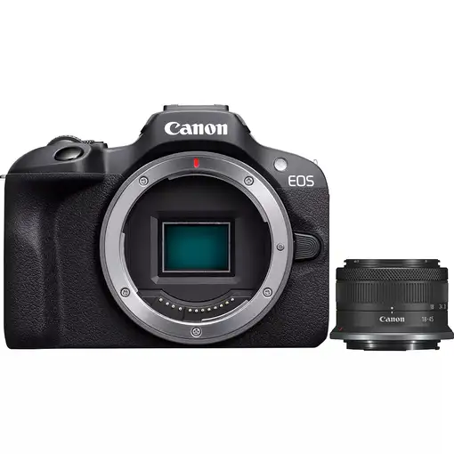 Canon EOS R100 + RF-S 18-45mm F4.5-6.3 IS STM Kit MILC 24,1 MP CMOS 6000 x 4000 Pi