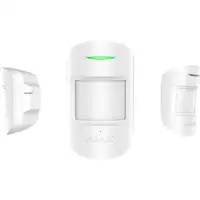 Ajax CombiProtect Sensor infrarrojo pasivo (PIR) Inalámbrico Pared Blanco