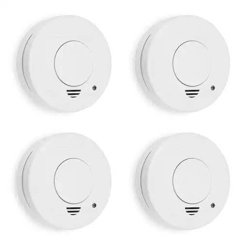 Smartwares 10.100.41 Pack 4 detectores de humo RM250/4