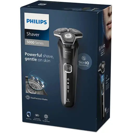 Philips SHAVER Series 5000 S5898/35 Afeitadora eléctrica Seco y Mojado