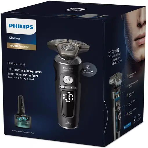 Philips Shaver S9000 Prestige SP9840/32 Serie 9000 de afeitadoras eléctricas Seco