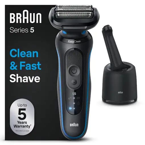 Braun Series 5 52-B7000cc Máquina de afeitar de láminas Recortadora Negro