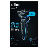 Braun Series 5 52-B7000cc Máquina de afeitar de láminas Recortadora Negro