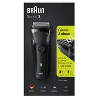 Braun Series 3 300s Máquina de afeitar de láminas Recortadora Negro