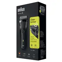 Braun Series 3 300s Máquina de afeitar de láminas Recortadora Negro