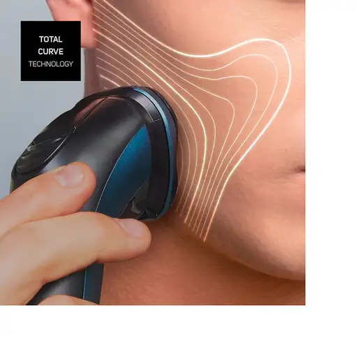 Taurus 3 Side Shave IPX7 Máquina de afeitar de rotación Recortadora Negro, Azul