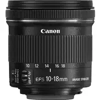 Canon EF-S 10-18mm f/4.5-5.6 IS STM SLR Objetivo ultra ancho Negro Canon EF-S 10-18mm f/4.5-5.6 IS STM SLR Objetivo ultra ancho Negro