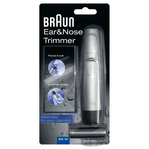 Cortapelo de precisión para nariz y orejas, Ear&Nose EN10 BRAUN