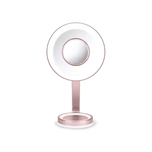 BaByliss LED Beauty Mirror espejo para maquillaje Independiente Alrededor Rosa