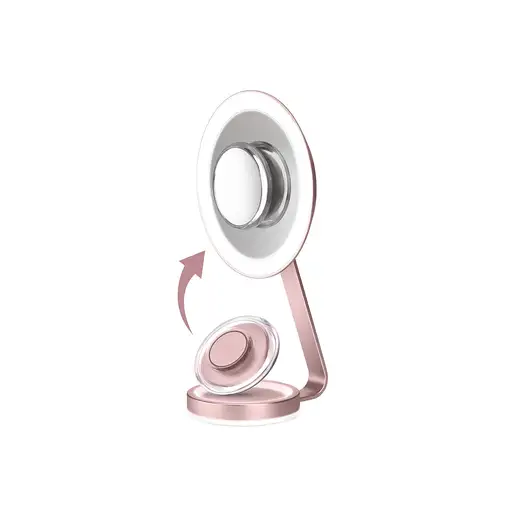 BaByliss LED Beauty Mirror espejo para maquillaje Independiente Alrededor Rosa