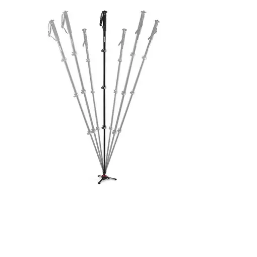 Manfrotto MVMXPROA4 monopod para cámara 1/4, 3/8'' Aluminio Negro