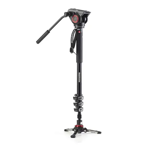 Manfrotto MVMXPRO500 monopod para cámara 1/4, 3/8'' Aluminio Negro
