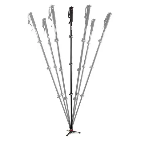 Manfrotto MVMXPRO500 monopod para cámara 1/4, 3/8'' Aluminio Negro