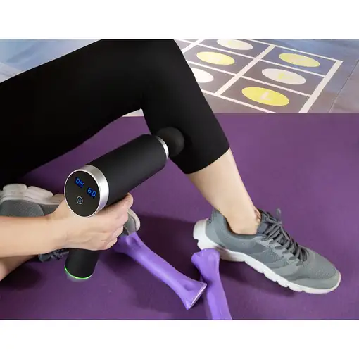 Technaxx LX-013 masajeador ABS, Atrás, Rodilla, Hombros Negro, Plata