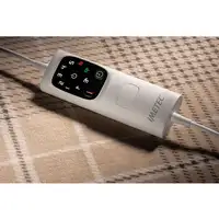 Imetec 16936 manta eléctrica y almohadilla 150 W Beige Terciopelo