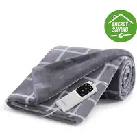 Imetec 16775 manta eléctrica y almohadilla 150 W Gris, Blanco Terciopelo