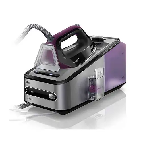 Braun CareStyle 7 IS 7144 BK Plancha vapor-seco Suela de Eloxal 2400 W Negro, Púrp