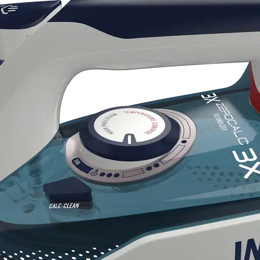 Plancha vapor-seco suela de acero inoxidable 2200 W Verde azulado 9006 IMETEC