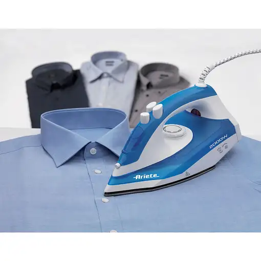 Plancha vapor-seco teflon 2000 W Azul claro 00S623400AR0 ARIETE