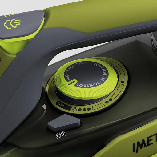 Plancha vapor-seco pro ceramic soleplate 2400 W Verde 9017 IMETEC